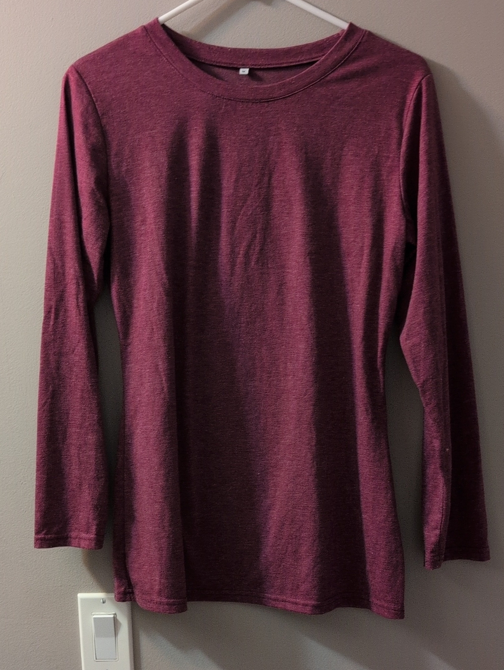 Source Unknown Women's Long Sleeve Tee in Burgundy